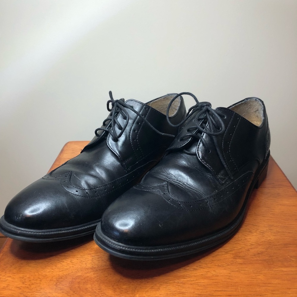 Nunn Bush Sherwood Mens Wingtip Dress Shoes